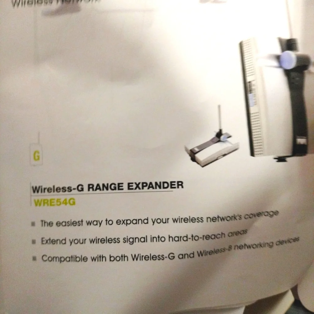 Linksys Wireless-G USB Network Adapter - WUSB54G - 2.4 GHz 802.11g